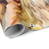 Watercolor Collage von Nature Companions Geschenkpapier (Rolleneckpunkt)