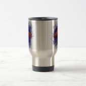 Watercolor Coneflower Reisebecher (Mittel)