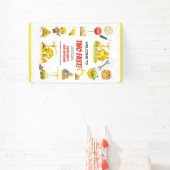 Watercolor Construction 2nd Birthday Party Banner (InSitu)