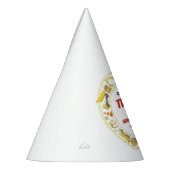 Watercolor Construction 2nd Birthday Party Partyhütchen (Links)