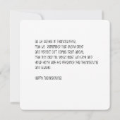 Watercolor cornucopia karte (Rückseite)