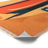 Watercolor Costa Rica Poster (Ecke)