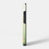 Watercolor Cougar Mountain Lion Wild Cat Kitten iPhone Hülle (Linke Seite)