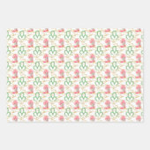 Watercolor Country Christmas Cowboy Boots Geschenkpapier Set (Vorderseite 3)