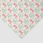 Watercolor Country Christmas Cowboy Boots Seidenpapier (Ausschnitt)