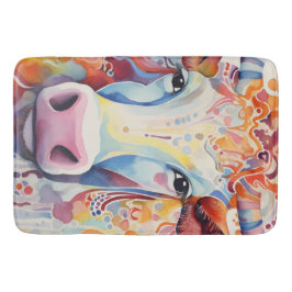 Watercolor Cow Bubbly Soft Badematte