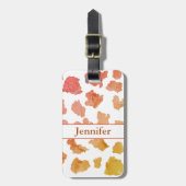 Watercolor Cow Skin Pattern Gepäckanhänger (Vorderseite vertikal)