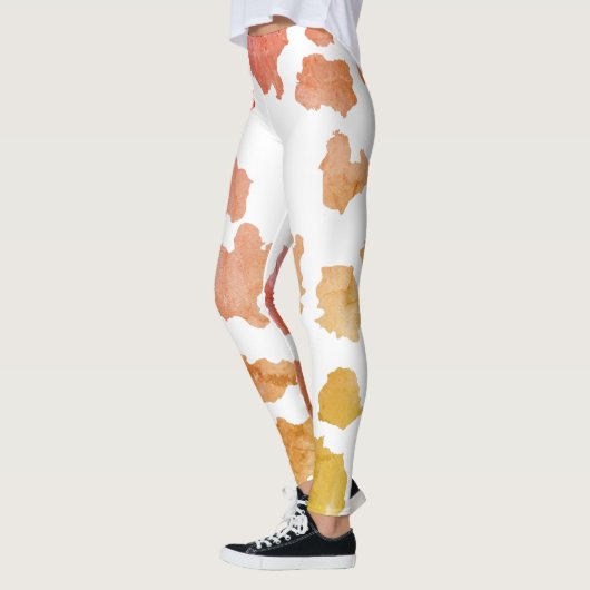 Watercolor Cow Skin Pattern Leggings (Links)
