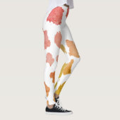 Watercolor Cow Skin Pattern Leggings (Rechts)