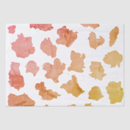 Watercolor Cow Skin Pattern Seidenpapier