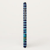 Watercolor Crab Nautical Strip Sommer Case-Mate iPhone Hülle (Hinten/Links)