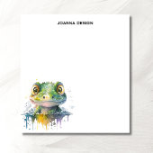 Watercolor Crocodile Sophisticated Notepad Notizblock