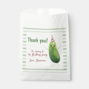Watercolor Cucumber Big Dill Birthday Vielen Dank Geschenktütchen