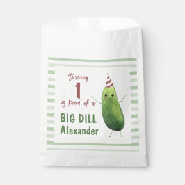 Watercolor Cucumber Big Dill Geburtstagsparty Geschenktütchen