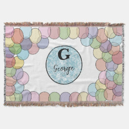 Watercolor Custom Baby Throw Blanket Decke