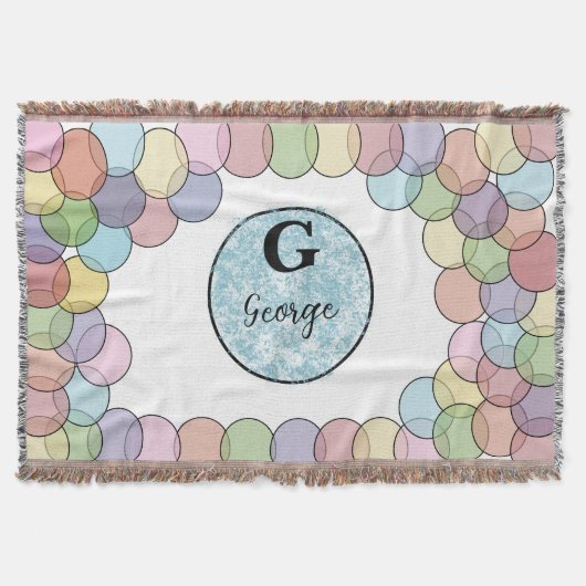 Watercolor Custom Baby Throw Blanket Decke (Vorderseite)