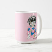 WATERCOLOR CUSTOM DOG SHIHTZU FÜGEN IHREN EIGENEN KAFFEETASSE (VorderseiteRechts)