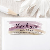 Watercolor Custom Monogram Vielen Dank (Insitu)