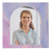 Watercolor Custom Name Monogram Würfel (Rechts)