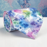 Watercolor Custom Necktie Krawatte<br><div class="desc">A beautiful and unique necktie featuring a delicate watercolor design. Perfect for adding a touch of sophistication and personality to any outfit. This custom tie makes a thoughtful gift for any occasion.</div>