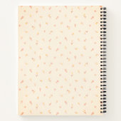 Watercolor Cute Quirky Girl Notizblock (Rückseite)