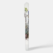 Watercolor Cute Raccoon Spring Flowers       Case-Mate iPhone Hülle (Rückseite / Links)