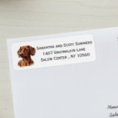 Watercolor Dachshund Dog 