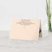 Watercolor Dachshund Hello Greeting Card Karte (Rückseite)