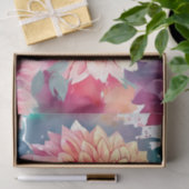Watercolor Dahlia Summer Seidenpapier (Geschenk)