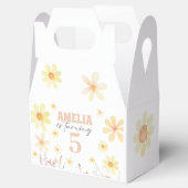 Watercolor Daisy Birthday Geschenkschachtel (Geöffnet)