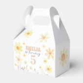 Watercolor Daisy Birthday Geschenkschachtel (Vorderseite)