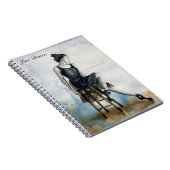 Watercolor Dancer Notebook personalisieren Ballet Notizblock (Rechte Seite)