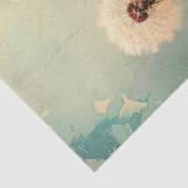 Watercolor Dandelion Fluff Decoupage Seidenpapier (Detail)