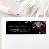 Watercolor Dark Roses   Wedding (Insitu)