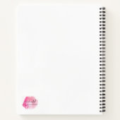 Watercolor Deep Ocean Notebook Notizblock (Rückseite)