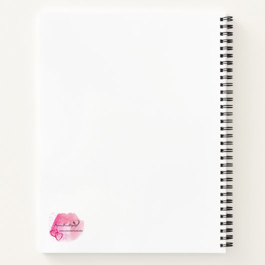 Watercolor Deep Ocean Notebook Notizblock (Rückseite)