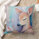 Watercolor Deer Double Sided Kissen (Decke)
