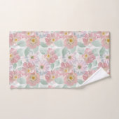 Watercolor delikate Blume. Badhandtuch Set (Handtuch)