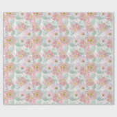 Watercolor delikate Blume. Geschenkpapier (Flach)