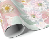 Watercolor delikate Blume. Geschenkpapier (Rolleneckpunkt)