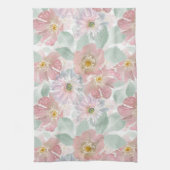 Watercolor delikate Blume. Geschirrtuch (Vertikal)