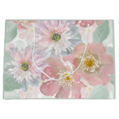 Watercolor delikate Blume. Große Geschenktüte (Vorderseite)