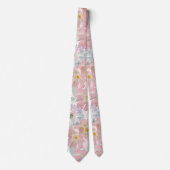 Watercolor delikate Blume. Krawatte (Vorderseite)