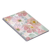 Watercolor delikate Blume. Notizblock (Rechte Seite)