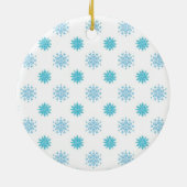 Watercolor des Weihnachten| - Keramik Ornament (Hinten)