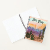 Watercolor Desert Bible Studies Journal Notizblock (Innenseite)