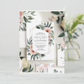 Watercolor-Design mit UAWG" Einladung (Stehend Vorderseite)