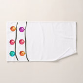 Watercolor Designer für Weihnachtsschmuck Badhandtuch Set (Handtuch)