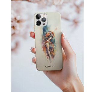 Watercolor Dia de los Muertos Catrina Case-Mate iPhone Hülle