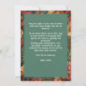 💀 🎉 Watercolor Día de Muertos Grußkarte (Rückseite)